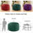 Memory Foam Filled Bean Bag Chair with Soft Removeable Cover-147210263-136237016