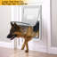 Porte pour animaux de compagnie en aluminium l 16,9 po x H 25,9 po