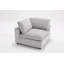 Nuccio 8-Piece Minimalist Modern Soft-Upholstered Sectional With Ottoman