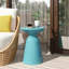 Outdoor Metal End Table -Large-1870329683