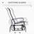 Outdoor Glider Chair, Gliders For Outside Patio With Smooth Rocking Mechanism And Lightweight Construction For Backyard-1815585230