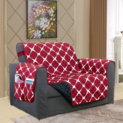 Housse pour causeuse à coussins carrés / rectangulaires