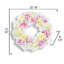 Couronne de pivoine artificielle 22 po