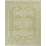 Momeni Bristol Traditional Medallion Green Area Rug