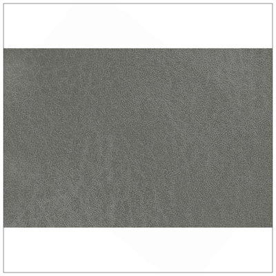 Slate Grey Breathable Leatherette 4Pc Sectional Set 3X Reversible Loveseat / Chaise And 1X Ottoman Tufted Couch Pillows