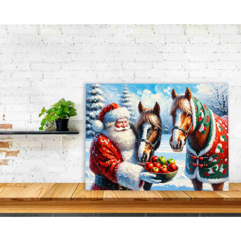 Sur toile, H 12 po x l 16 po x P 1,5 po