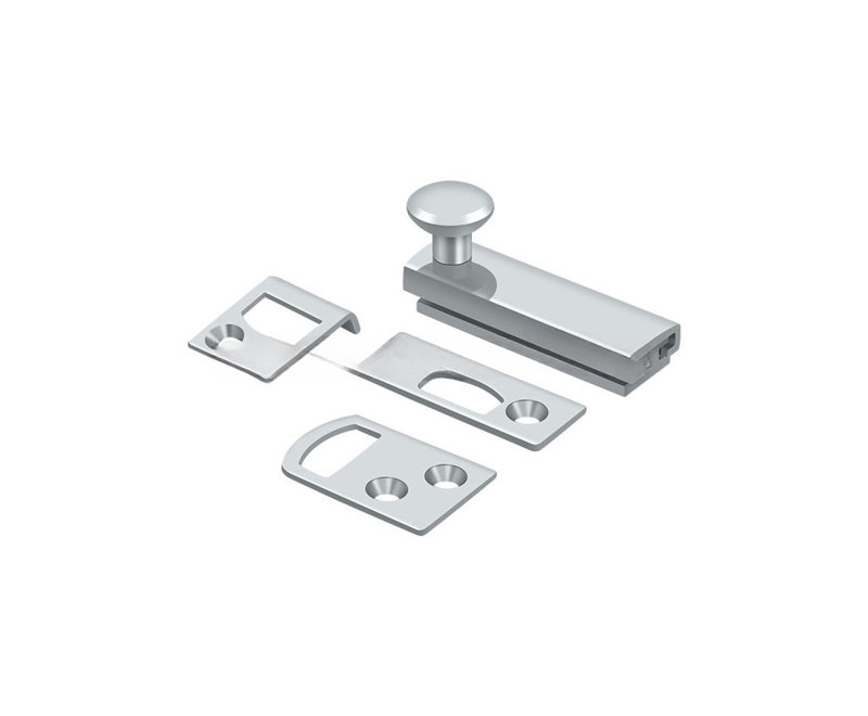Boulon de surface 2 po Deltana 2SBCS10B, vis dissimulée, HD en bronze huilé, Bronze frotté à l'huile