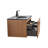 Blatce 29.5" Wall-Mounted Single Bathroom Vanity Set