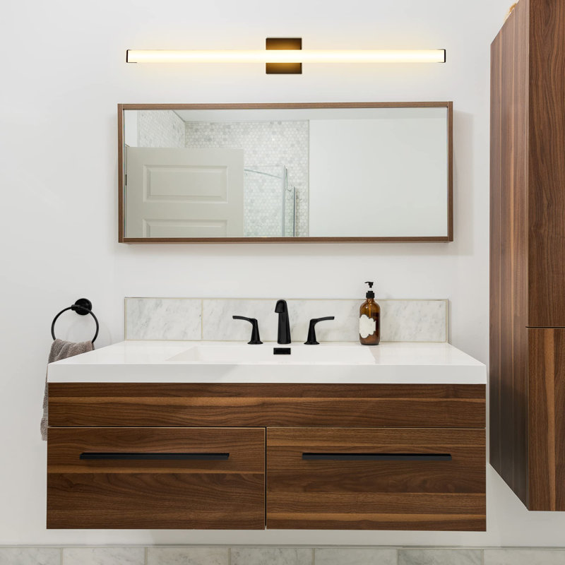 Slim LED Vanity Light Bar - Wall Mounted LED Light Bar - TRIAC Dimmable, 14.5 W, 3000K, Bright LED Vanity Mirror Light - (36 Inch)