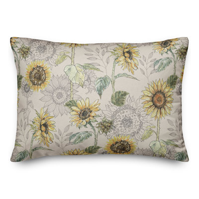 Housse de coussin rectangulaire en polyester / mélange de polyester