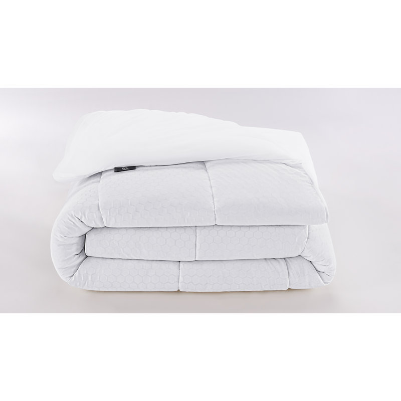 Serta Power Chill White Twin Mattress Topper with Stain Protection