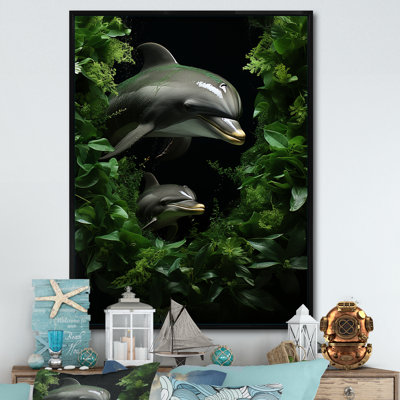 «Dolphin Eco Guardians» sur toile