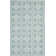 Martha Stewart Flat Weave Wool/Silk/Cotton Geometric Rug in Geyser Blue