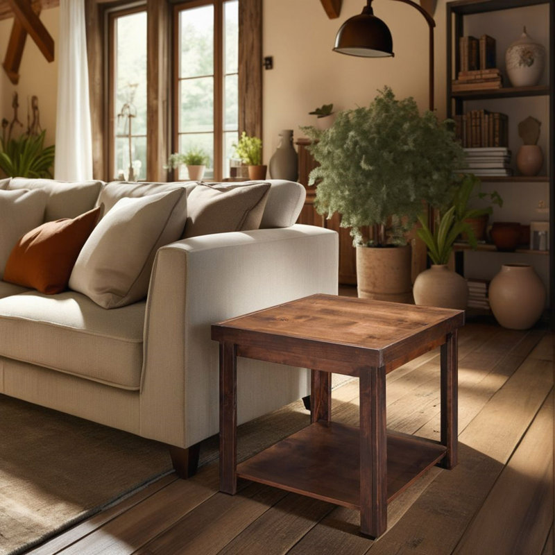 24" Side Table, No Assembly Required
