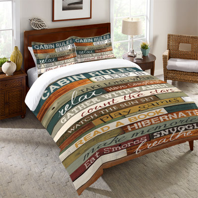 Cabin Rules Comforter
