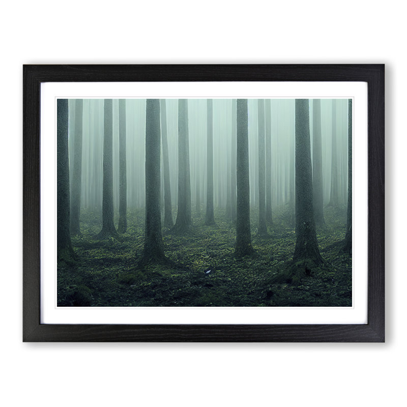 A Captivating Forest - Framed Print, Black, 46cm H x 64cm W x 2cm D