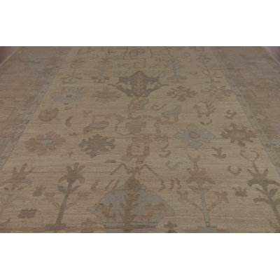 Tapis turc Oushak 10 tons terre