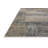 Abstract Machine Woven Polyester Area Rug in Gray/Gold-1265733415
