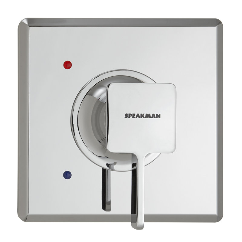 Garniture de valve de douche universelle Kubos, Chrome poli