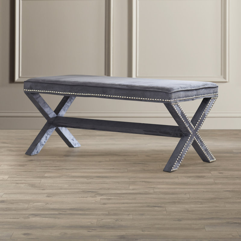 banc rembourré Katzer, Clair