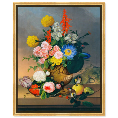 «Still Life With Bouquet», reproduction d'art sur toile en bronze par Art Remedy