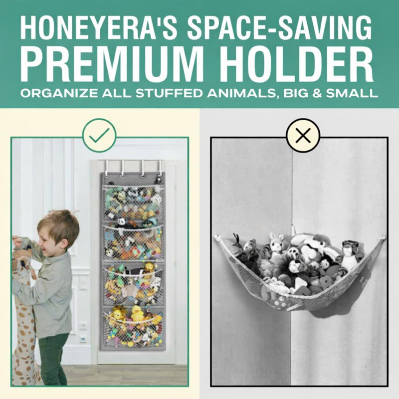 Wall Organizer with Wall Baskets, Grey