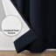 Rideau 100% thermique occultant avec passe-tringle et passe-tringle - Basics by Wayfair ™-1688334972-1688713615