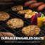 Barbecue au propane à 2 brûleurs avec couvercle Feasto