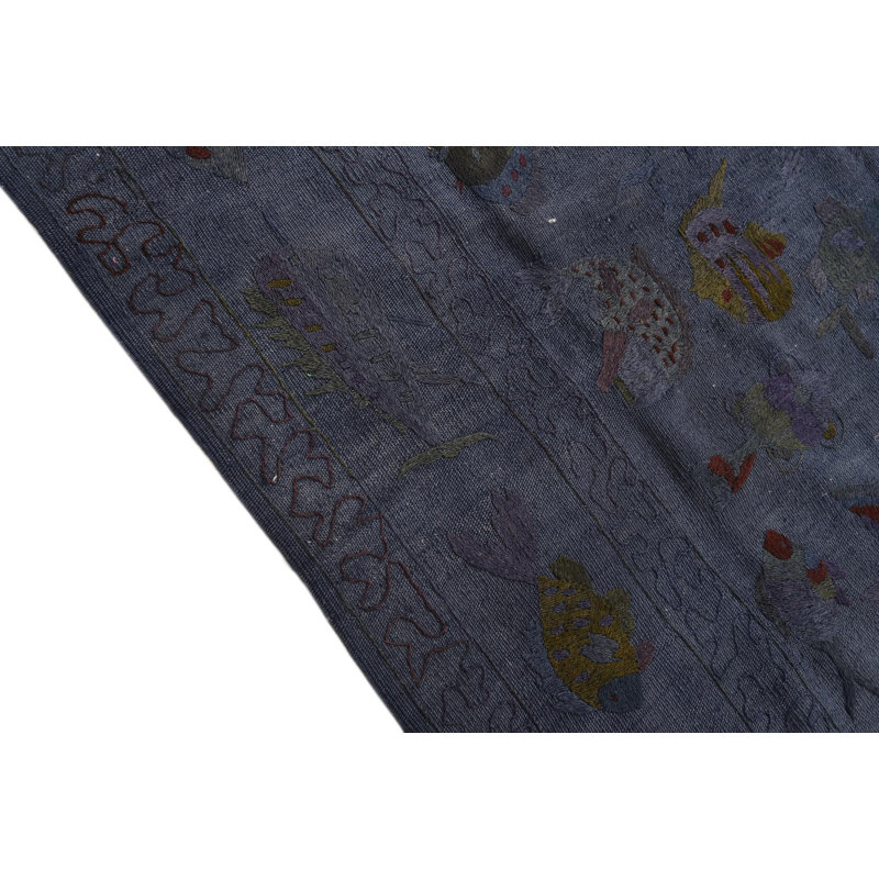 Tapis bleu marine 5x8 Perry