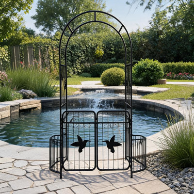 86.98 Ft. H x 20.02 Ft. W Steel Gate with