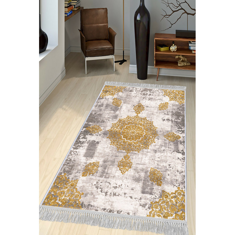 Luxurious Hall Carpet, 100% Velvet Fabric, 2.6 x 9.8 ft | Antibacterial & Non-Slip | 0.4 in Pile Height, Machine Washable | Durable Woven Design with 3D Digital Printing | Perfect for Home Entryways & Living Rooms