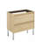 Ambra Free Standing Wall Mounted Single Double Single Vanity Bathroom Vanity With Ceramic Top with Mirror-24535245-125004375