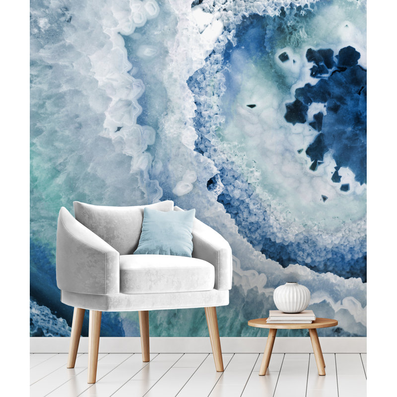 Murale agate, Bleu