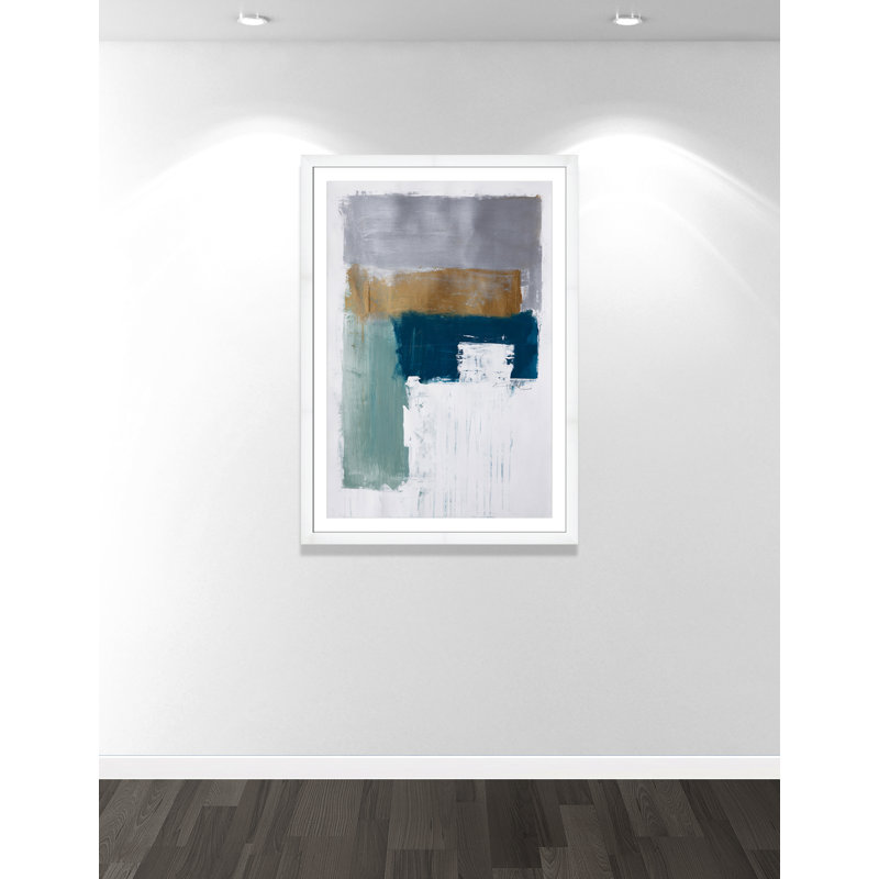 «Malibu Springs I Print» par Filippo Ioco, L 35 po x H 49 po, Blanc satiné, Imprimé mat