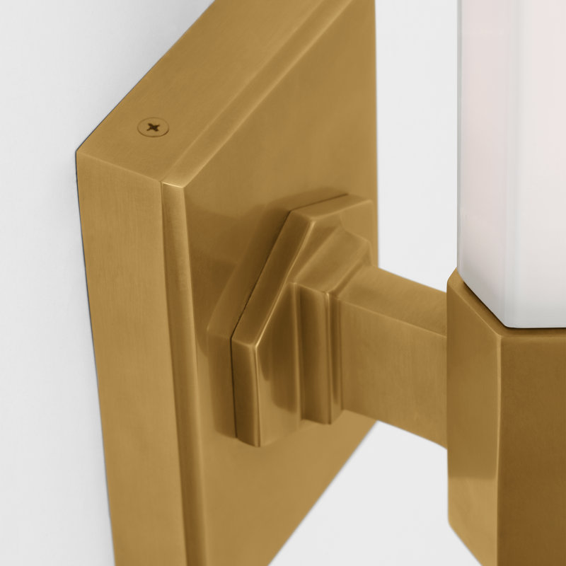 Hawthorne 1 - Light LED Bath Sconce, Antique Burnished Brass