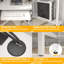 Meridel 29.5'' W Corner Computer Desk with Storage, Power Outlets and LED Lights-928378707
