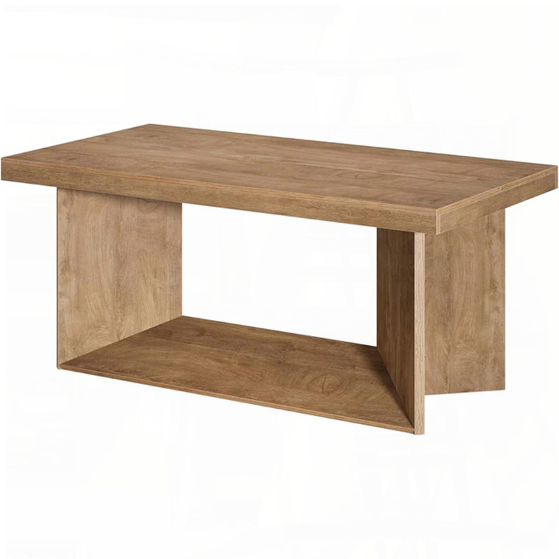Table de salle à manger d'inspiration campagnarde avec finition brun chaud (4 à 6 places)