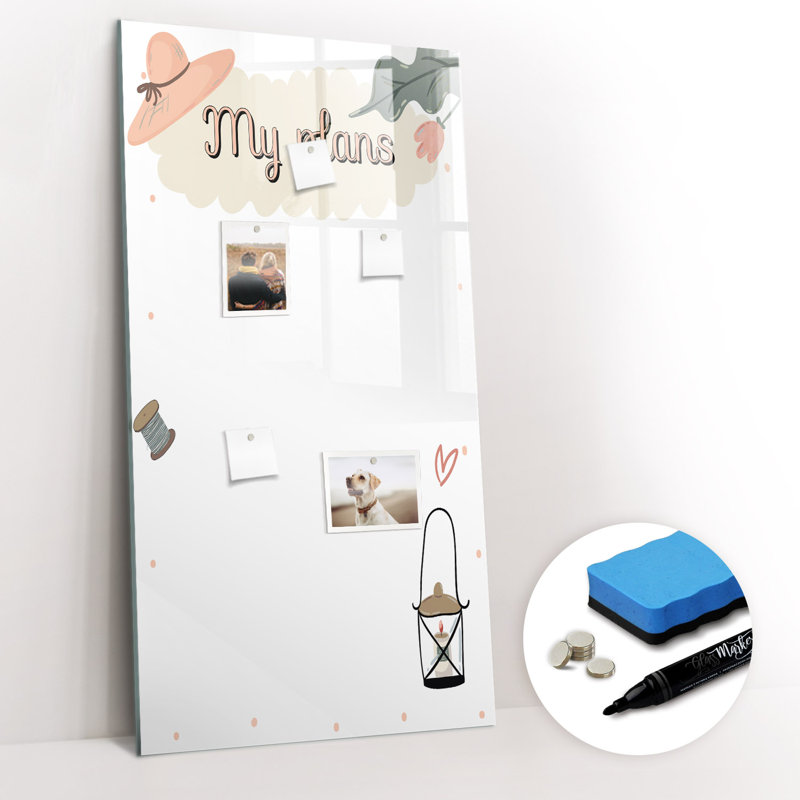 Magnetic Glass Dry Erase Board