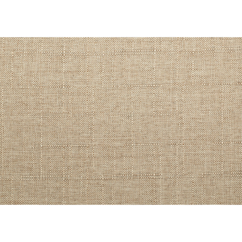 Fauteuil à bascule en tissu Kate Brown, Beige