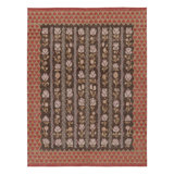 Rug & Kilim’S Distressed Rug With Turkish-Inspired Floral Columns