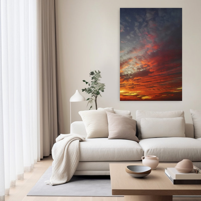 Contemporary Art Bold Dramatic Organic Landscape Nature Wall Art by Angelo Cerantola - Wrapped Canvas Print