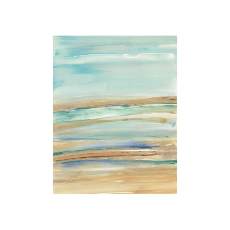 Pelagic Disques II par Elena Carlie - impression, Image au pinceau gel, H 68 po x l 54 po x P 1,5 po