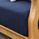 Brunswick 75.5'' Wide Teak Patio Sofa with Cushions