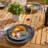 Rowlinson Ashdown Folding 8 Seat Oval Dining Set with Cushions