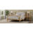 Traditional Style Solid Wood Bed Frame With Upholstered Tufted Headboard,No Box Spring Needed,Full Size, Antique Walnut-771520879-766453538
