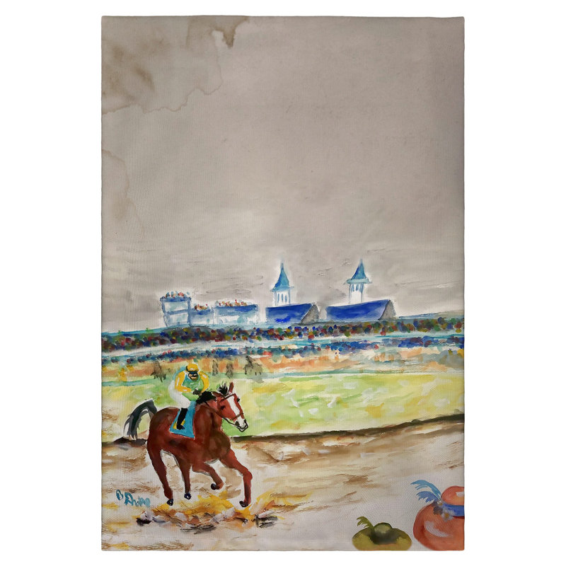 Serviette invitée cheval