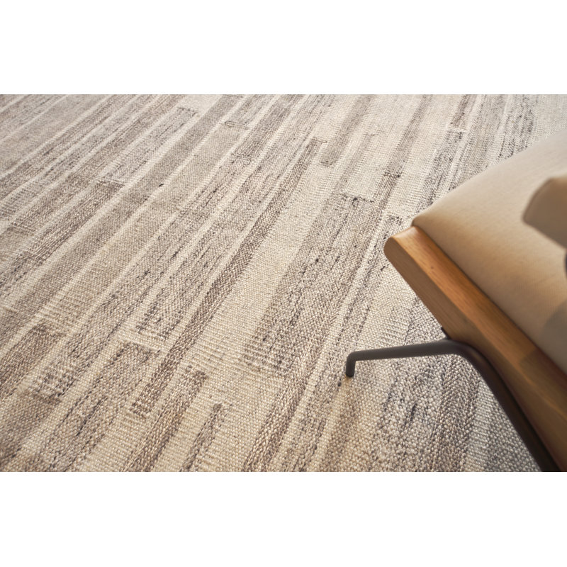 Scandinavian Wool Geometric Area Rug, Rectangle 10' x 14'