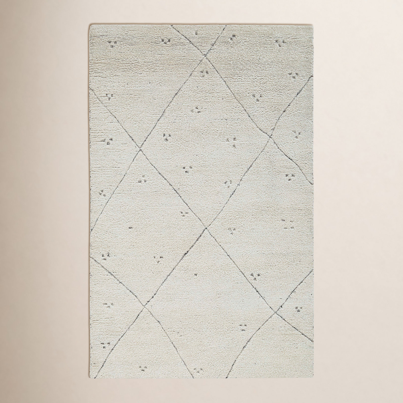 Damani Hand-Tufted Wool Rug, Rectangle 6' x 9'