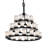 36 - Light Dimmable Tiered Chandelier