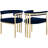 Marcello Velvet Ladder Back Arm Chair-20571946